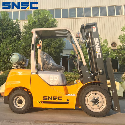 3 м до 7 м доступа SNSC ГПГ газовый вилочный погрузчик 3 т ГПГ противовесный вилочный погрузчик