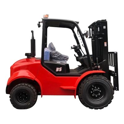 3000-5000 кг 4WD грунтовые вилочные погрузчики
